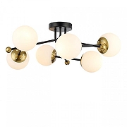 Люстра на штанге Lumion Melody 6581/6C цвет золотой, черный-1