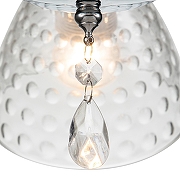 Люстра Escada Frees1a 658/3PL Chrome цвет плафона/подвески Прозрачный, цвет арматуры Хром-3