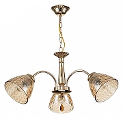 Люстра Escada Frees1a 658/3PL Gold цвет плафона/подвески Оранжевый, цвет арматуры Золото-1