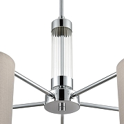 Люстра на штанге Lumion Arnika 6585/5 цвет хром-5