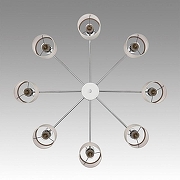 Люстра на штанге Lumion Arnika 6585/8 цвет хром-3