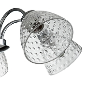 Люстра Escada Frees1a 658/5PL Chrome цвет плафона/подвески Прозрачный, цвет арматуры Хром-5