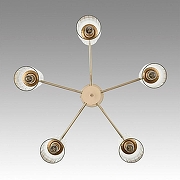 Люстра на штанге Lumion Kassia 6586/10 цвет золото-3