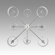 Люстра на штанге Lumion Latti 6589/8C цвет хром-3