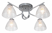Люстра Escada Adon1s 659/4PL Chrome цвет плафона/подвески Прозрачный, цвет арматуры Хром-1