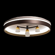 Люстра De City Семья 66 660014701 цвет плафона/подвески Белый, цвет арматуры Коричневый-2