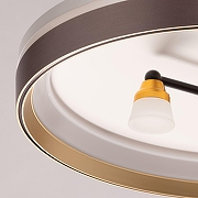 Люстра De City Семья 66 660014701 цвет плафона/подвески Белый, цвет арматуры Коричневый-6