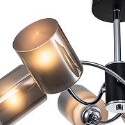 Люстра на штанге Escada Smog 661/6PL цвет хром, черный-2