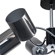 Люстра на штанге Escada Smog 661/6PL цвет хром, черный-3