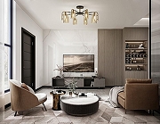 Люстра на штанге Escada Elegant 671/8P цвет золото, черный-1