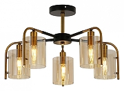 Люстра на штанге Escada Elegant 671/5P цвет золото, черный