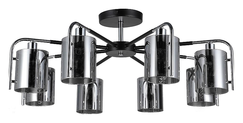 Люстра на штанге Escada Elegant 671/8P Chrome 