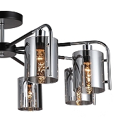 Люстра на штанге Escada Elegant 671/8P Chrome цвет хром, черный-3