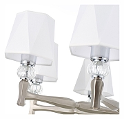 Люстра Escada Arcadia 672/8S Nickel цвет плафона/подвески Белый, цвет арматуры Прозрачный, Никель-3