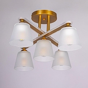 Люстра De City Тетро 673017805 цвет плафона/подвески Белый, цвет арматуры Белый, Золото-2