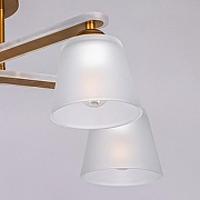 Люстра De City Тетро 673017805 цвет плафона/подвески Белый, цвет арматуры Белый, Золото-3