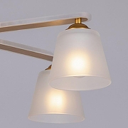 Люстра De City Тетро 673017805 цвет плафона/подвески Белый, цвет арматуры Белый, Золото-4