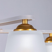 Люстра De City Тетро 673017805 цвет плафона/подвески Белый, цвет арматуры Белый, Золото-5