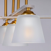 Люстра De City Тетро 673017805 цвет плафона/подвески Белый, цвет арматуры Белый, Золото-6