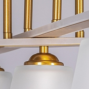 Люстра De City Тетро 673017805 цвет плафона/подвески Белый, цвет арматуры Белый, Золото-7