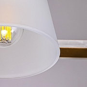 Люстра De City Тетро 673017805 цвет плафона/подвески Белый, цвет арматуры Белый, Золото-8