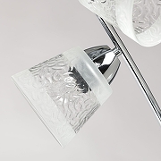 Люстра на штанге De City Тетро 67 673018404 цвет плафона/подвески Прозрачный, цвет арматуры Хром-4