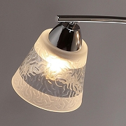 Люстра на штанге De City Тетро 67 673018404 цвет плафона/подвески Прозрачный, цвет арматуры Хром-5