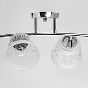 Люстра на штанге De City Тетро 67 673018404 цвет плафона/подвески Прозрачный, цвет арматуры Хром-7