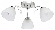Люстра De City Нежность 32 676012903 цвет плафона/подвески Белый, Прозрачный, цвет арматуры Хром
