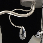 Люстра De City Нежность 32 676012903 цвет плафона/подвески Белый, Прозрачный, цвет арматуры Хром-6