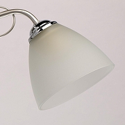 Люстра De City Нежность 32 676012903 цвет плафона/подвески Белый, Прозрачный, цвет арматуры Хром-7