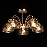 Люстра на штанге De City Нежность 43 676017005 цвет плафона/подвески Золото, цвет арматуры Золото-1