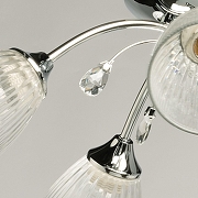 Люстра De City Нежность 676017205 цвет плафона/подвески Прозрачный, цвет арматуры Хром-4