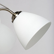 Люстра De City Грация 38 677012705 цвет плафона/подвески Белый, цвет арматуры Латунь-5