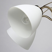 Люстра De City Грация 38 677012705 цвет плафона/подвески Белый, цвет арматуры Латунь-6