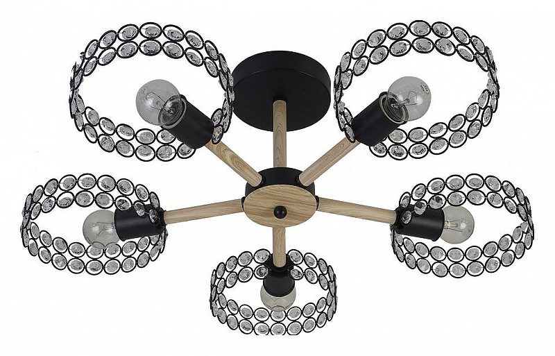 Люстра на штанге Escada Banjo 679/5P Black 