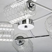 Люстра De City Акцент 680012006 цвет плафона/подвески Прозрачный, цвет арматуры Хром-7