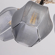 Люстра на штанге De City Акцент 680012205 цвет плафона/подвески Серый, цвет арматуры Черный-4