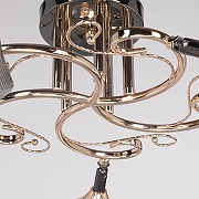 Люстра на штанге De City Акцент 680012205 цвет плафона/подвески Серый, цвет арматуры Черный-6