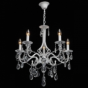 Люстра De City Свеча 38 683013205 цвет плафона/подвески Прозрачный, цвет арматуры Белый-2