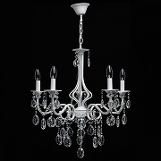 Люстра De City Свеча 38 683013205 цвет плафона/подвески Прозрачный, цвет арматуры Белый-3