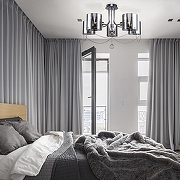 Люстра на штанге Escada Intense 683/5P цвет хром-5