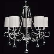 Люстра MW-Light Федерика 83 684010105 цвет плафона/подвески Белый, Прозрачный, цвет арматуры Хром-2