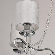 Люстра MW-Light Федерика 83 684010105 цвет плафона/подвески Белый, Прозрачный, цвет арматуры Хром-5