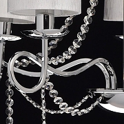 Люстра MW-Light Федерика 83 684010105 цвет плафона/подвески Белый, Прозрачный, цвет арматуры Хром-12