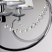 Люстра MW-Light Федерика 21 684013107 цвет плафона/подвески Белый, цвет арматуры Хром-10