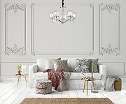 Люстра Escada Adorn 691/5S (Chrome) цвет плафона/подвески Прозрачный, цвет арматуры Хром-4