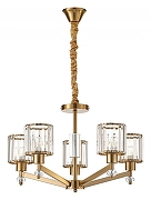 Люстра Escada Adorn 691/5S (Copper) цвет плафона/подвески Прозрачный, цвет арматуры Медь-1