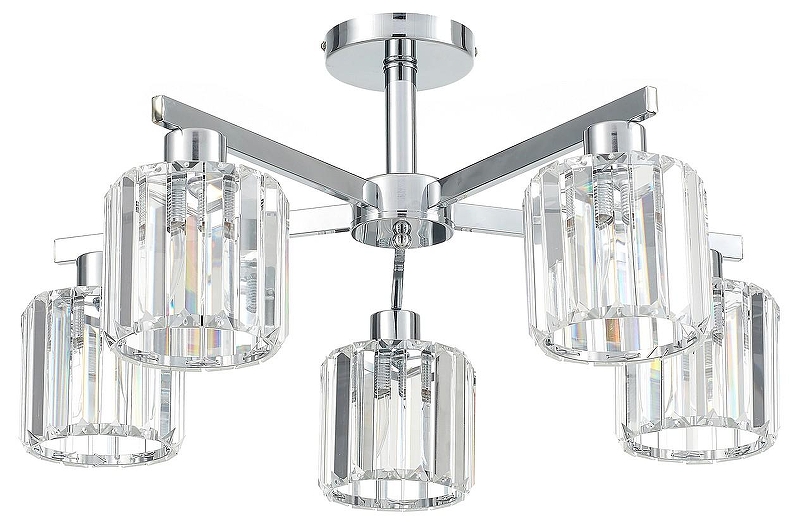 Люстра на штанге Escada Adorn 692/5P (Chrome) 