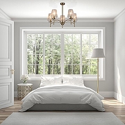 Люстра на штанге Escada Faith 694/5PL Gold цвет золото-3